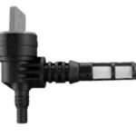 Tract Fuel tap, 90 deg. Con. 1/8" (3,1mm) / 1/4" (6,35mm)
